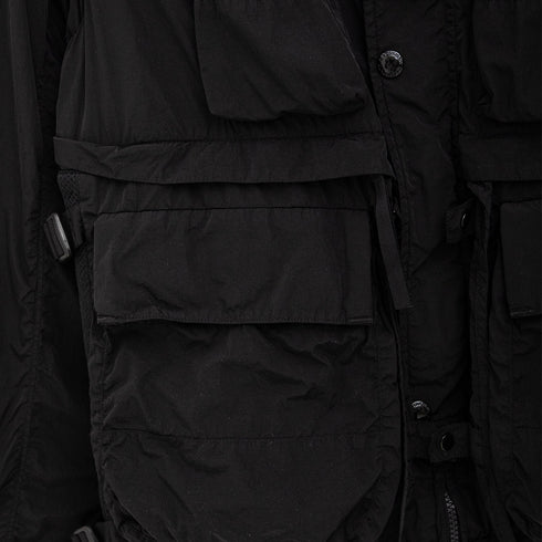 C.P. Company Chrome-R Google Utility Jacket Black 999 16CMOW011A-005904G Degli Uberti